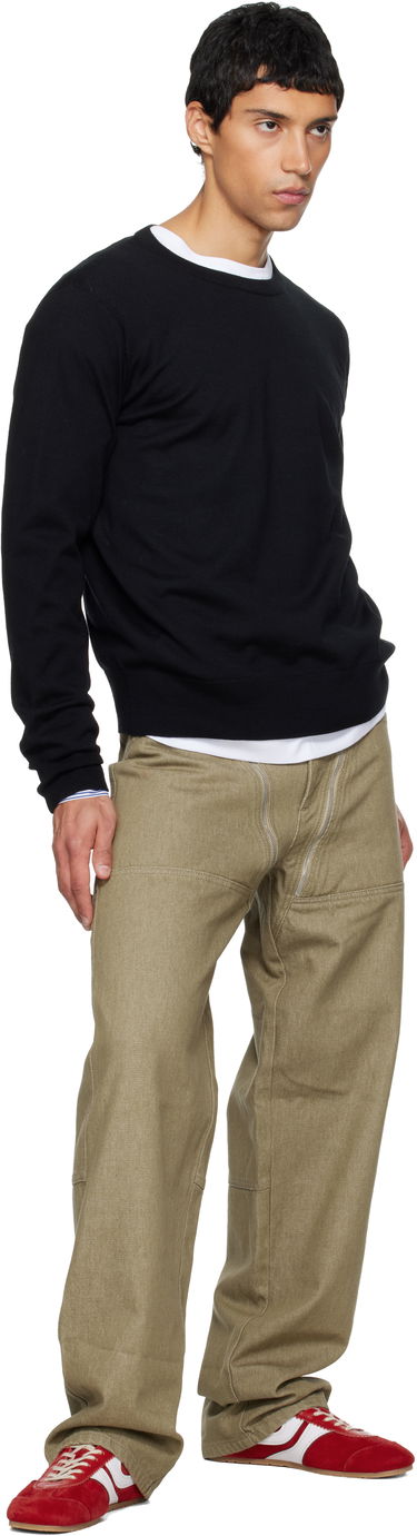 Sveter Dries Van Noten Merino Wool Sweater Čierna | 252-021241-2700, 3