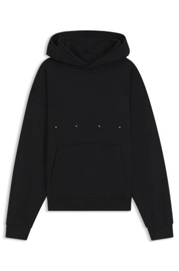 Mikina BOSS HUGO x apoh Oversized-Fit Cotton Terry Hoodie Čierna | 50545997, 0