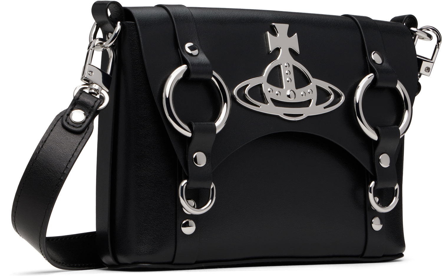 Taška cez rameno Vivienne Westwood Vivienne Westwood Kim Crossbody Bag Čierna | 48030007U-L003T-, 1