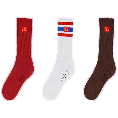 Spodná bielizeň a ponožky Cactus Jack by Travis Scott McDonalds x Arches Sock Pack Rôznofarebný | CJMD AS77 MULT, 0