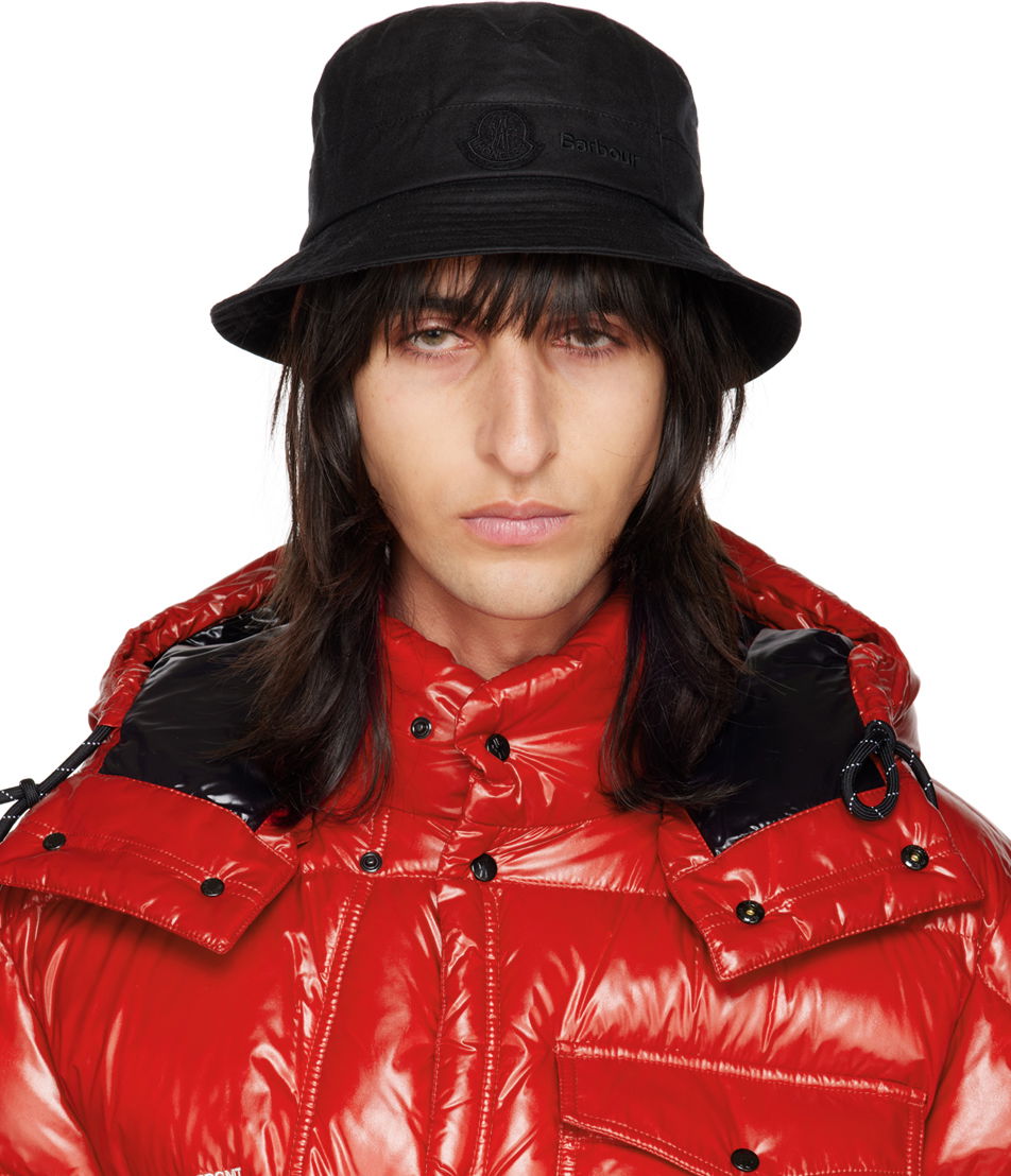 Klobúk Moncler Genius 2 1952 Waxed Bucket Hat Čierna | H20923B00022M2146, 0