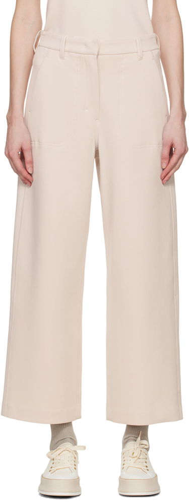 Nohavice Max Mara Max Mara Cupola Wide-Leg Trousers Ružová | 2419781013600, 0