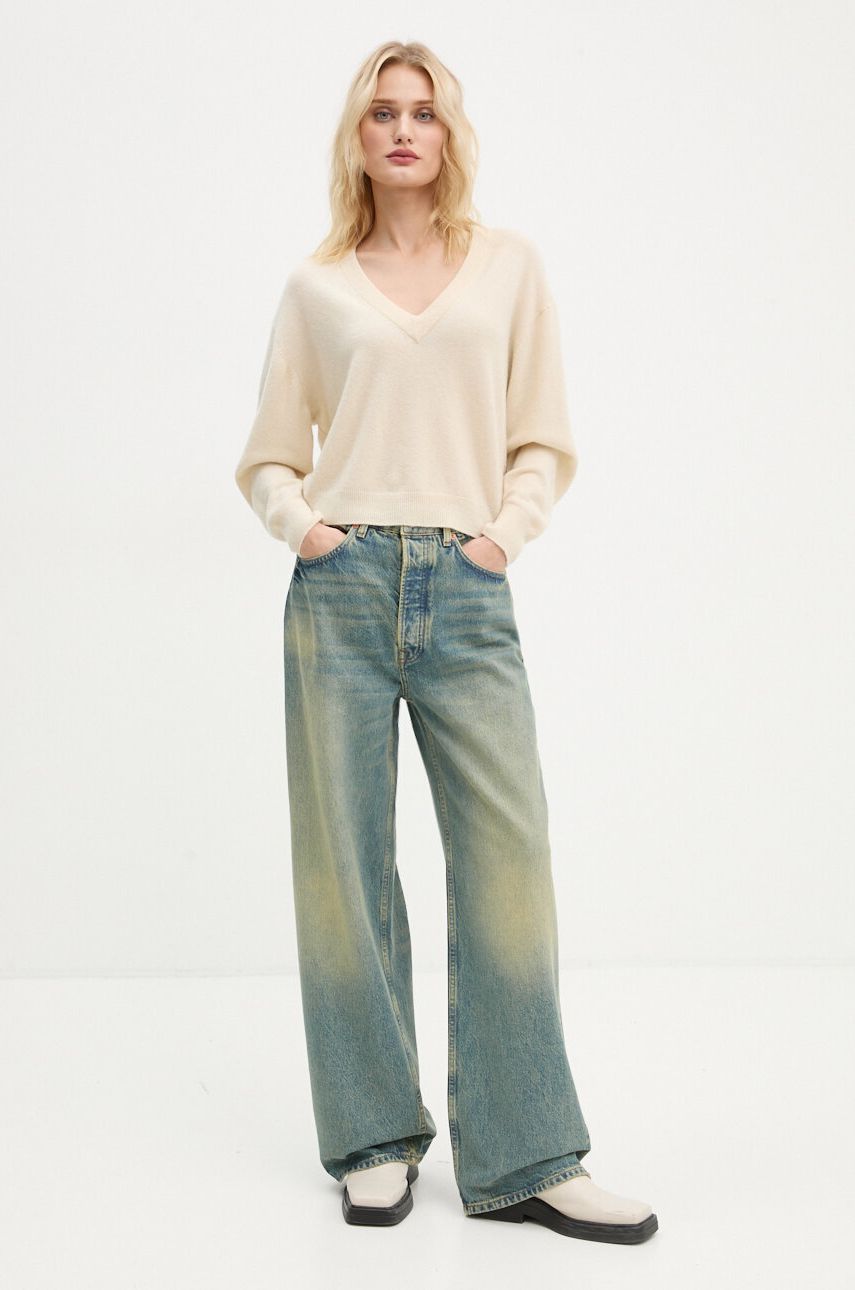 Džínsy Samsoe Samsoe SHELLY High Waisted Jeans Modrá | F24300133, 1
