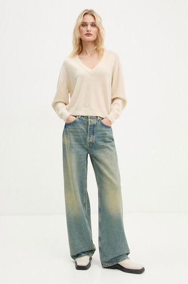 Džínsy Samsoe Samsoe SHELLY High Waisted Jeans Modrá | F24300133, 1