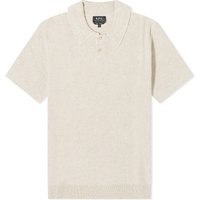Polo tričko A.P.C. Jay Knit Polo Tee Béžová | VIAJC-H23315-BAA, 1
