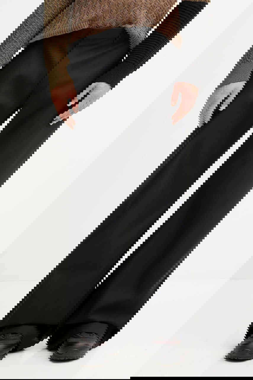 Nohavice Maison Margiela MM6 Maison Margiela Wide Leg Trousers Čierna | SH0KA0054.M35433.900, 0