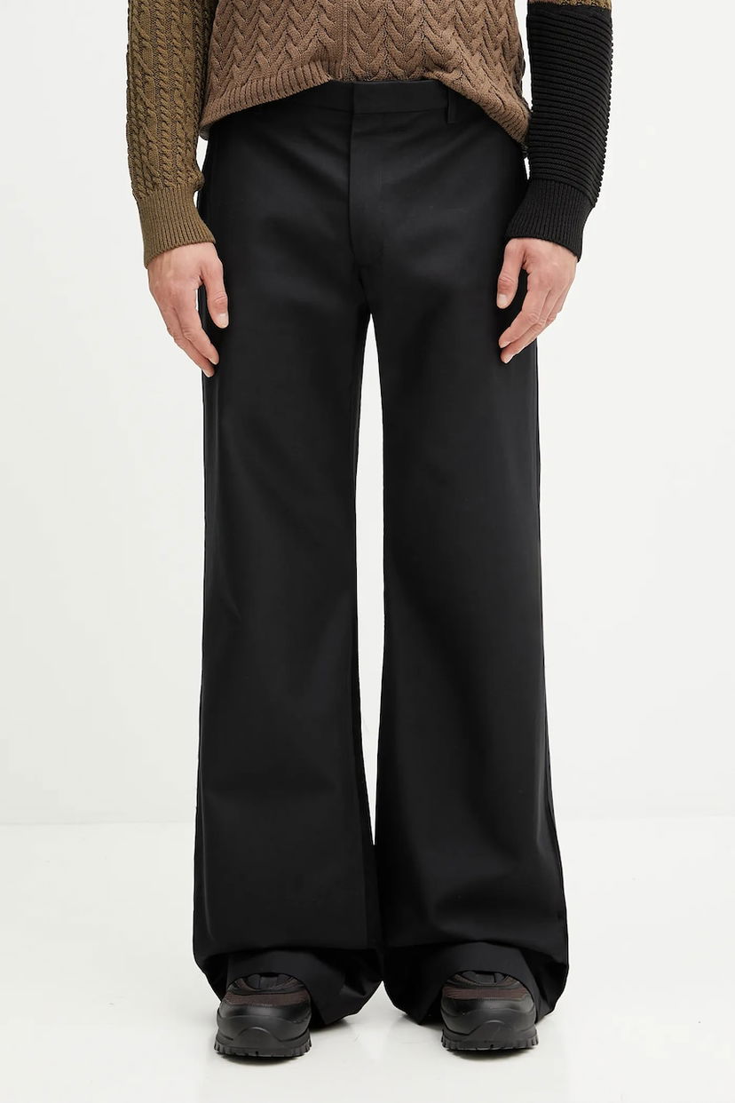 Nohavice Maison Margiela MM6 Maison Margiela Wide Leg Trousers Čierna | SH0KA0054.M35433.900