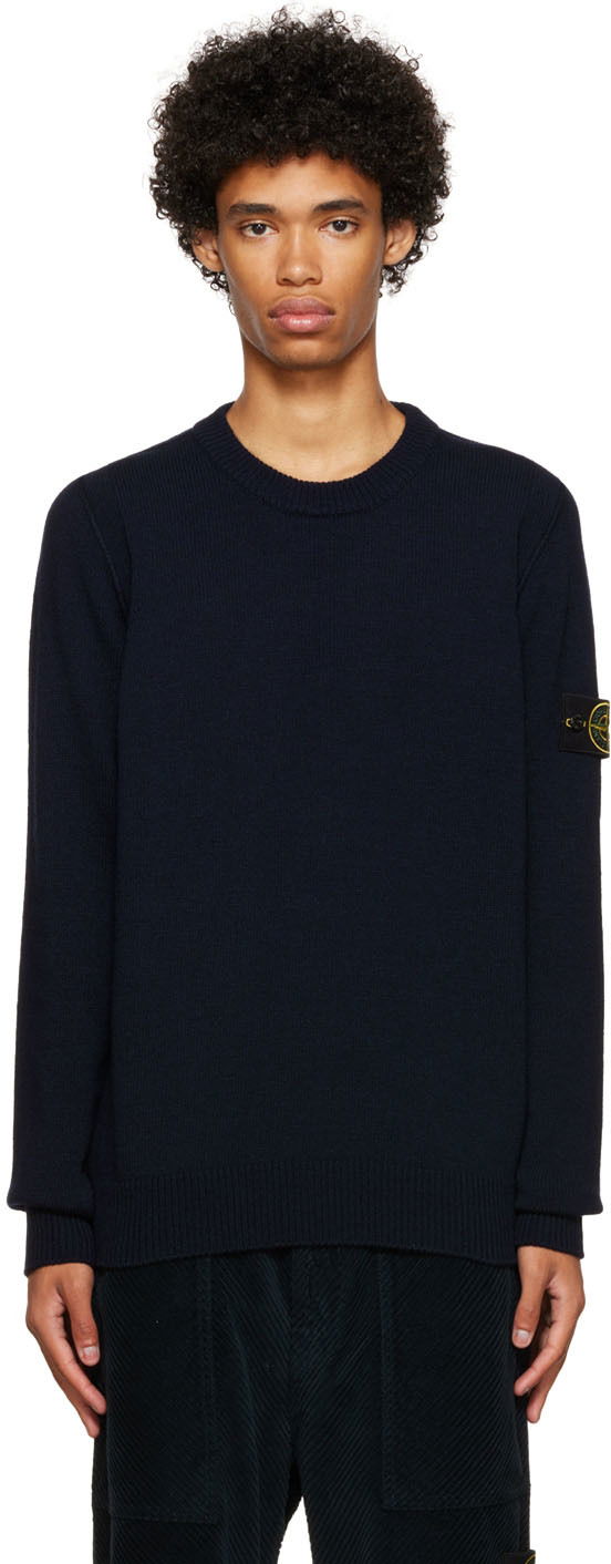 Sveter Stone Island Patch Sweater Navy | 7715508A3, 0