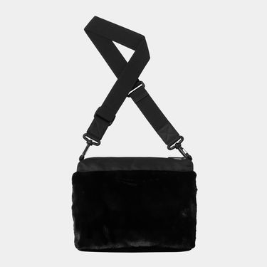 Taška cez rameno Carhartt WIP Olney Faux Fur Shoulder Bag Čierna | I035360_1, 1