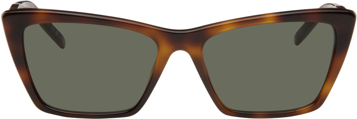 Slnečné okuliare Saint Laurent Saint Laurent SL 737 Mica Thin Sunglasses Hnedá | SL 737 MICA THIN-003, 0
