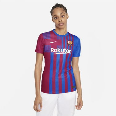 Dres Nike F.C. Barcelona 2021/22 Stadium Home Football Shirt Modrá | CV8182-428, 0