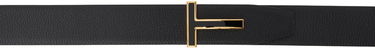 Opasok Tom Ford TOM FORD Grain Leather T Belt Čierna | TB247-LCL237G, 0