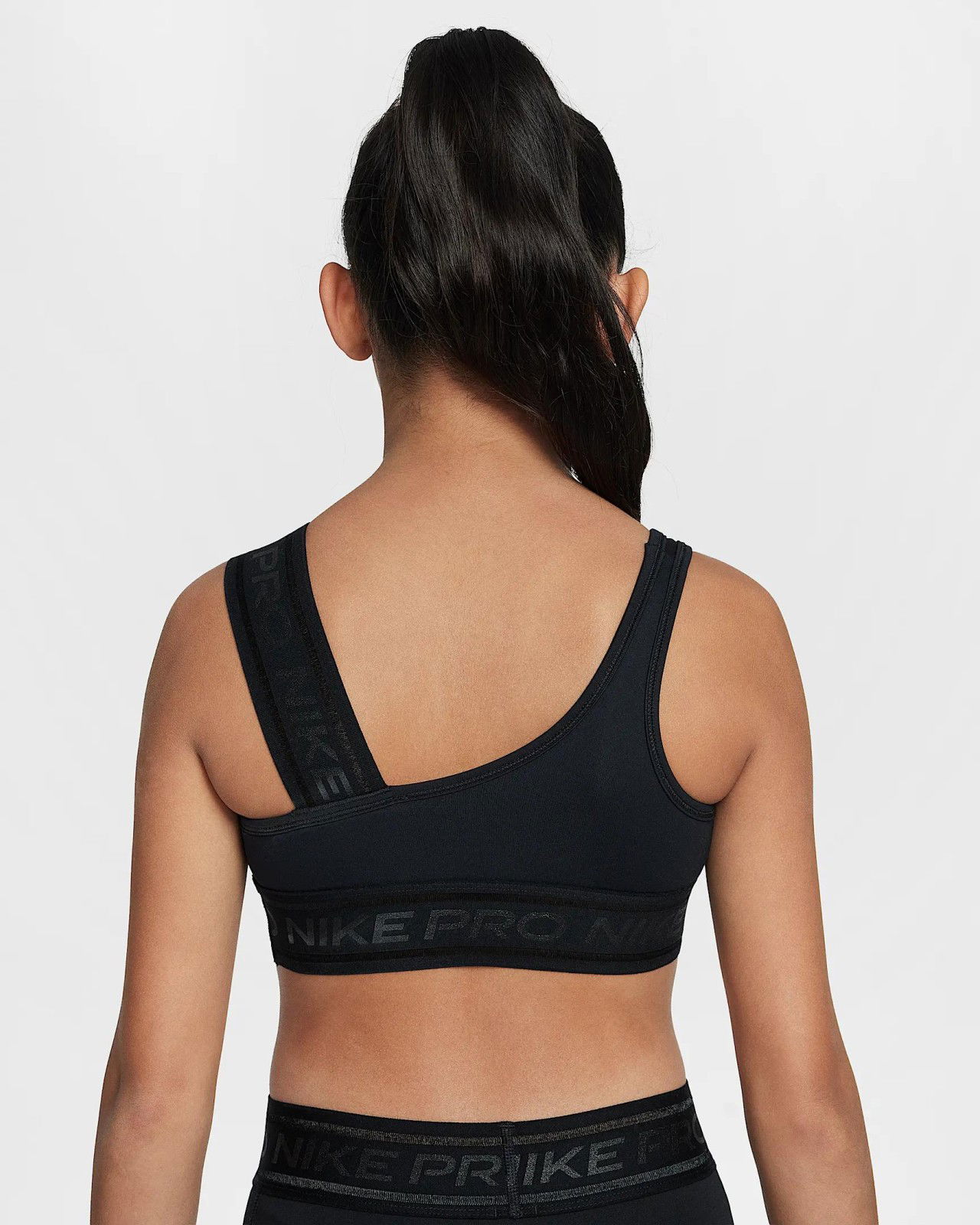 Podprsenka Nike Pro Swoosh Asymmetrical Sports Bra Čierna | HJ4250-010, 1