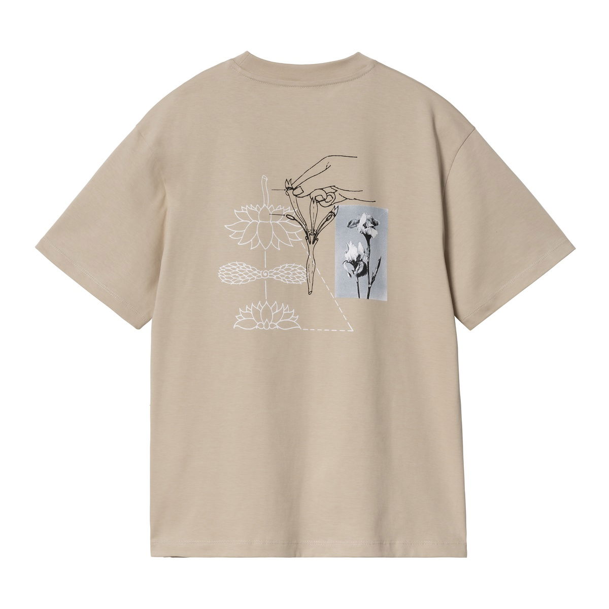 Tričko Carhartt WIP Carhartt WIP Senses Short Sleeve T-Shirt Béžová | I034699_8, 1