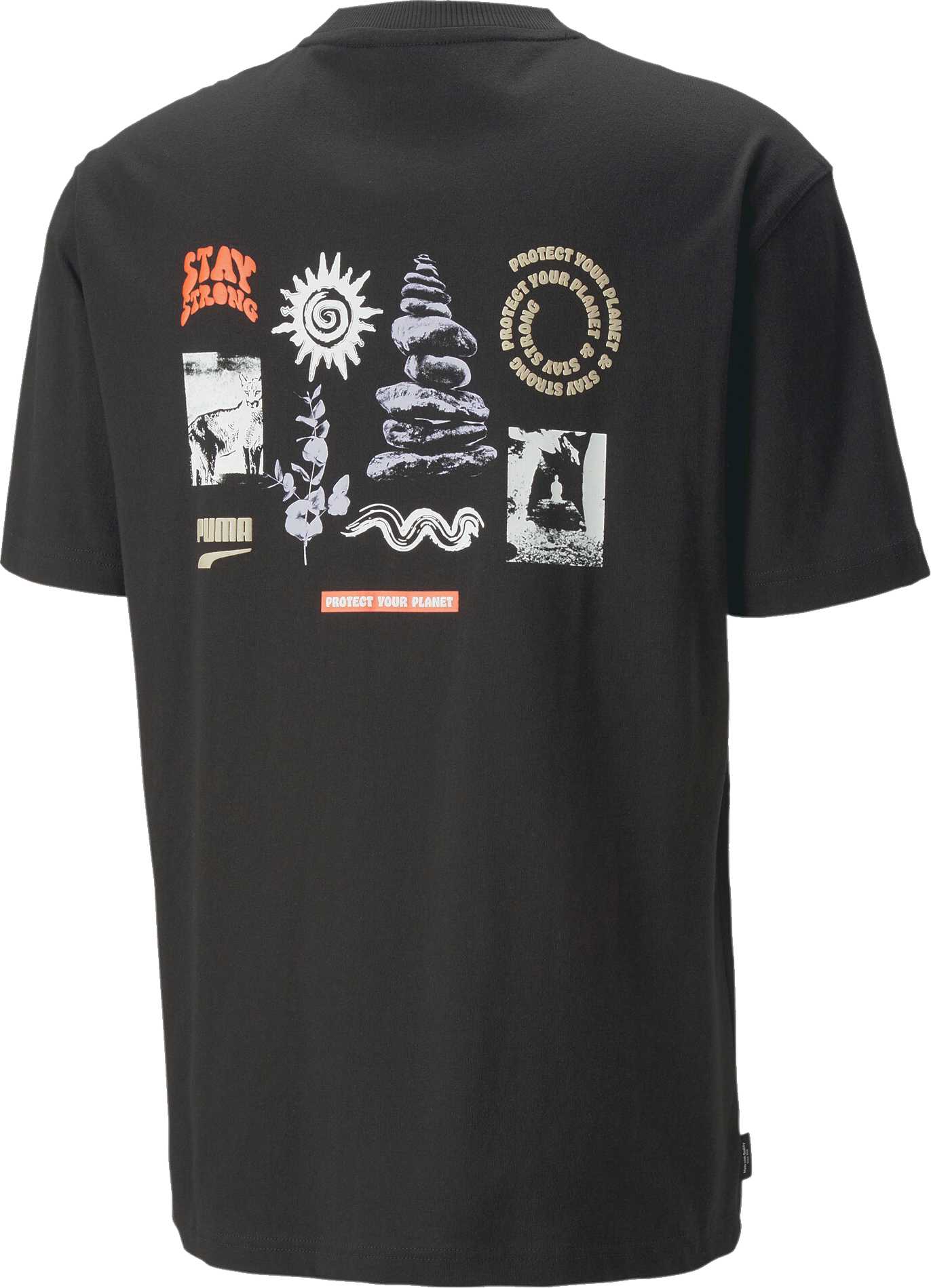 Tričko Puma Downtown Graphic T-Shirt Čierna | 539181-01, 1