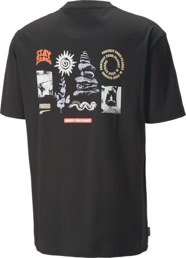 Tričko Puma Downtown Graphic T-Shirt Čierna | 539181-01, 1