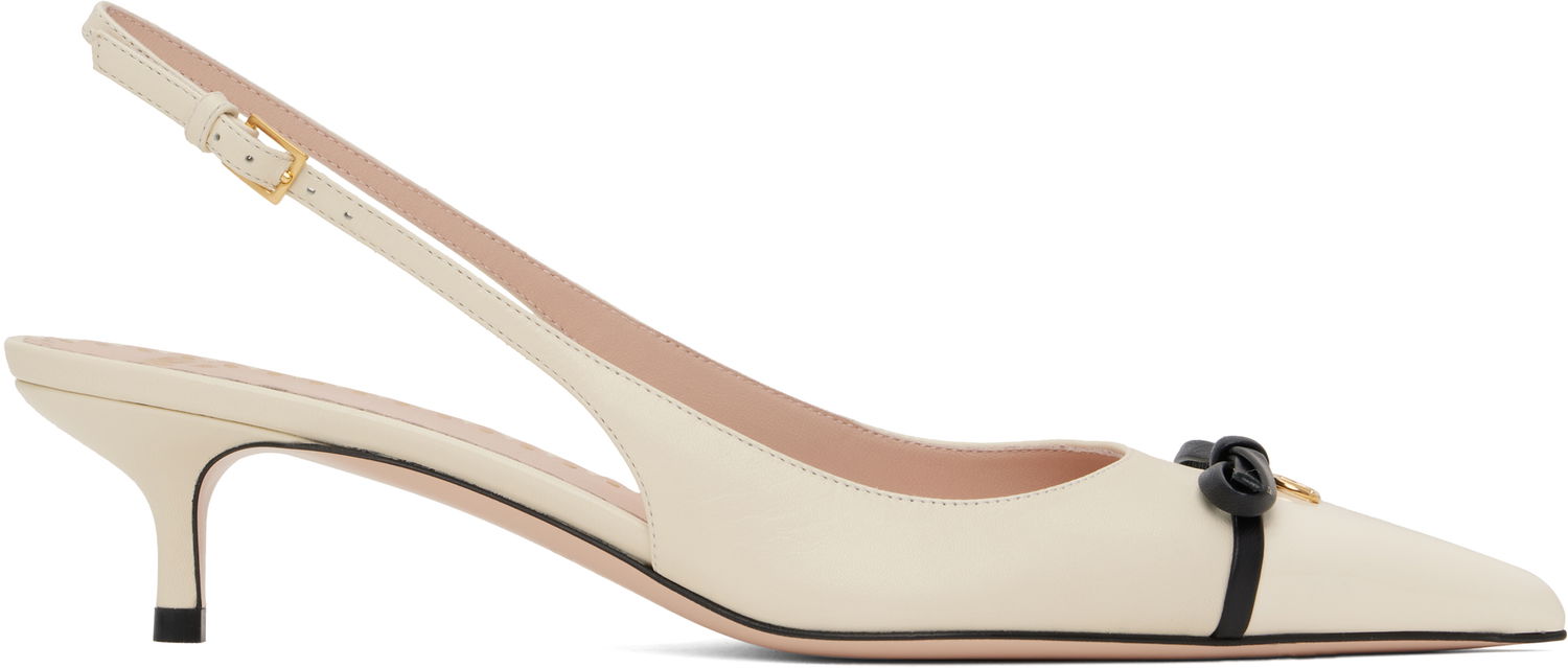 Tenisky a topánky Valentino Valentino Garavani Sling Back Bepointy Heels Béžová | 6W2S0LL3DAL, 0