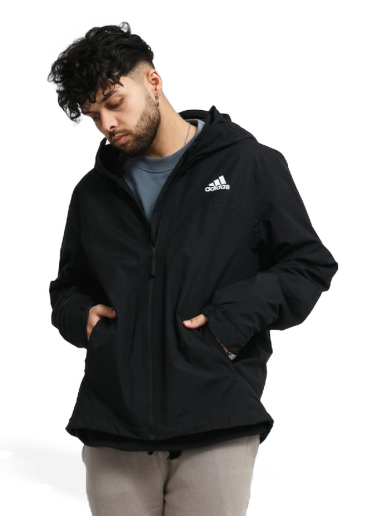 Bunda adidas Performance BSC 3S R.R. Jacket Čierna | GM2169