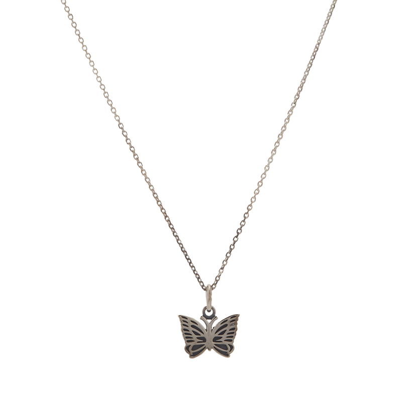Náhrdelník Needles 925 Silver Pendant Čierna | OT009-C