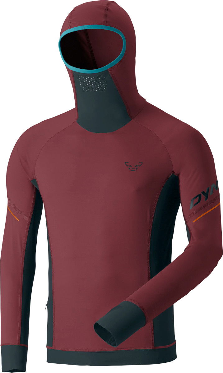 Tričko Dynafit Hooded T-Shirt Long Sleeve Vínová | 08-0000071538-6561, 0
