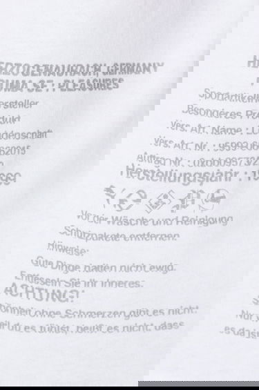 Tričko Puma PUMA x PLEASURES Typo Tee Biela | 620878, 5