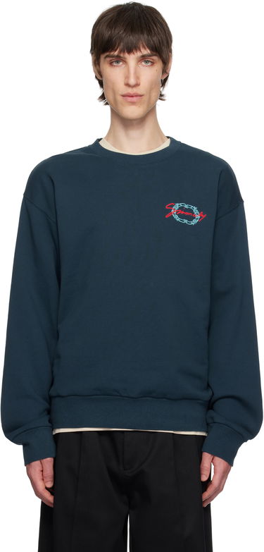 Sveter Givenchy Givenchy Medallion Sweatshirt Navy | BMJ0LC3YQE404, 0