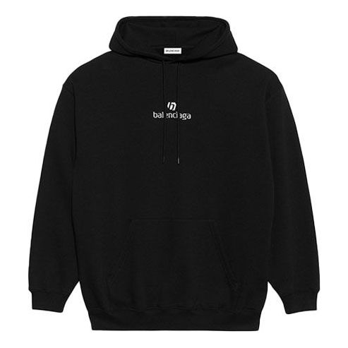 Mikina Balenciaga Balenciaga Alphabet Print Long Sleeve Hoodie Čierna | 578135TJVE11034, 0