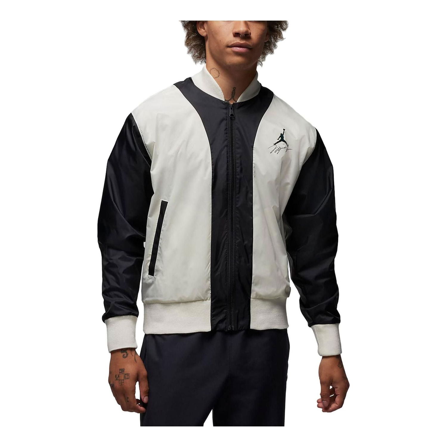 Bomber bunda Jordan Flight HBR MVP Men's Bomber Jacket Čierna | FB7033-133, 0