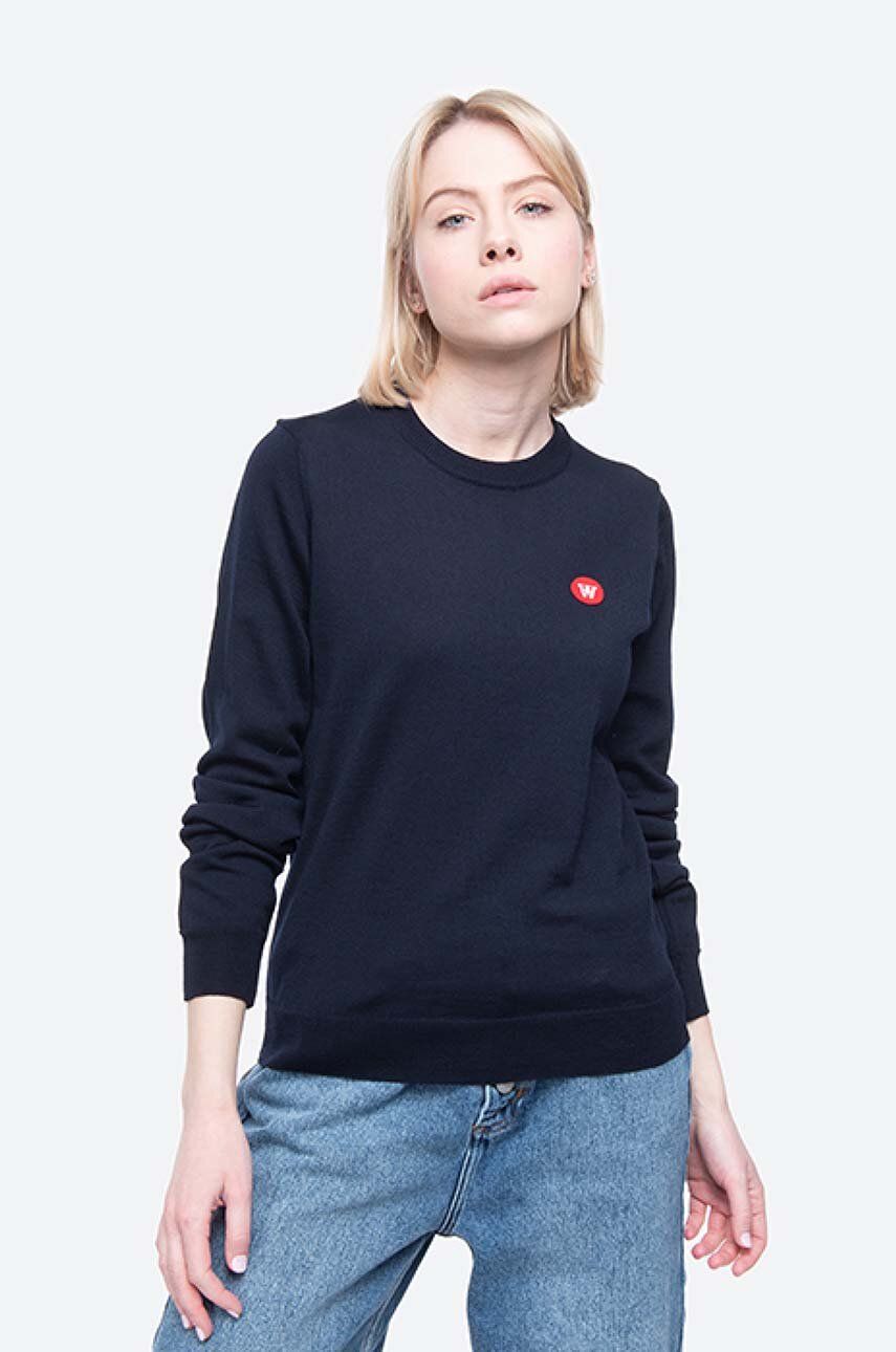 Sveter WOOD WOOD Lyn Sweater Navy | 10001006.4142, 0
