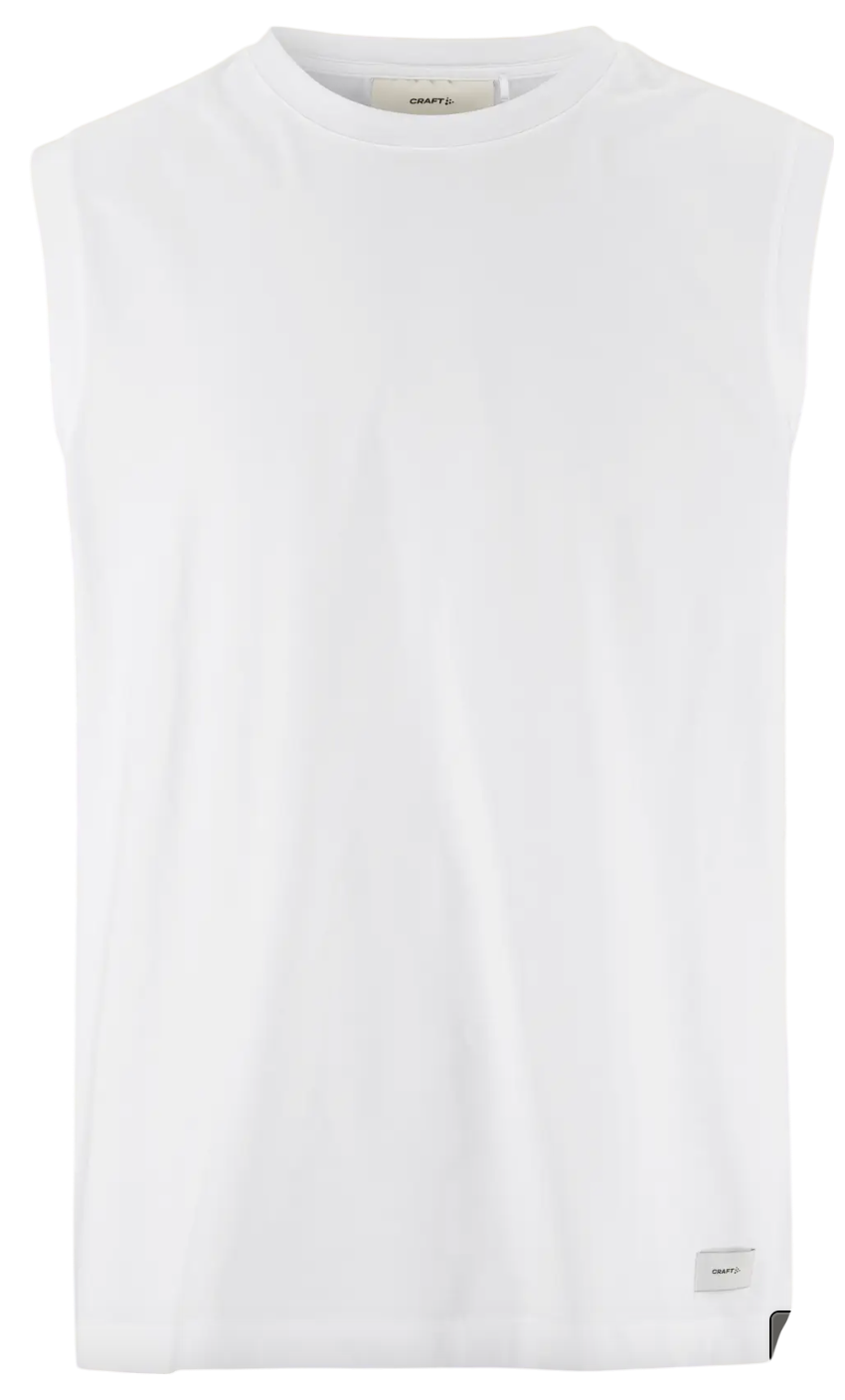 Tielko Craft Craft Collective Relaxed Sleeveless T-Shirt Biela | 1916030-900000, 0