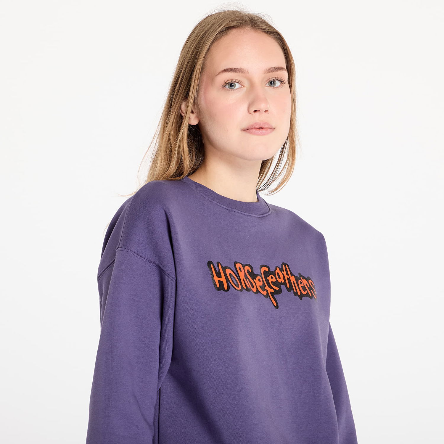 Mikina Horsefeathers Sweatshirt Angela Sweatshirt Grape S Fialová | SW917B, 1
