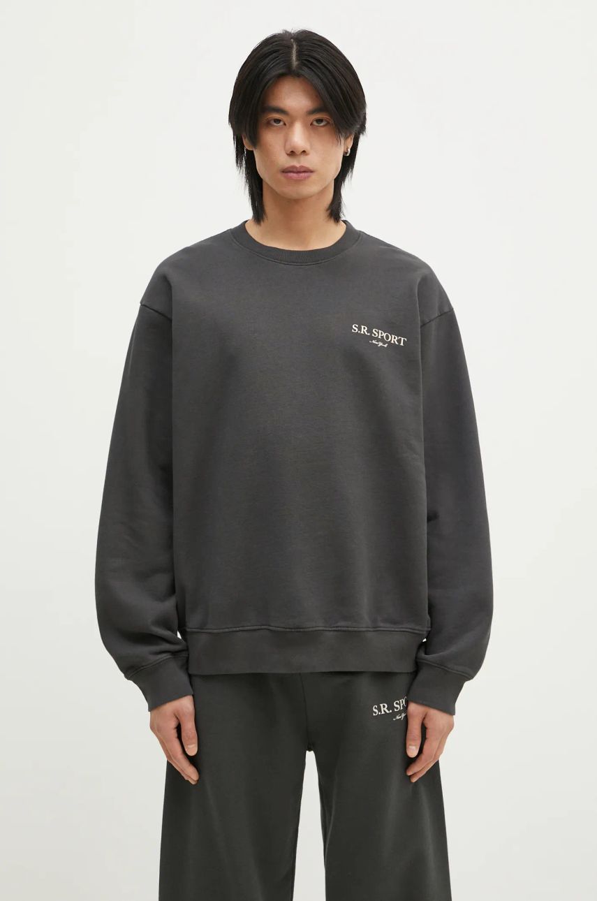 Sveter Sporty & Rich Sporty & Rich Wimbledon Sweatshirt Šedá | ST071512304BA02, 0