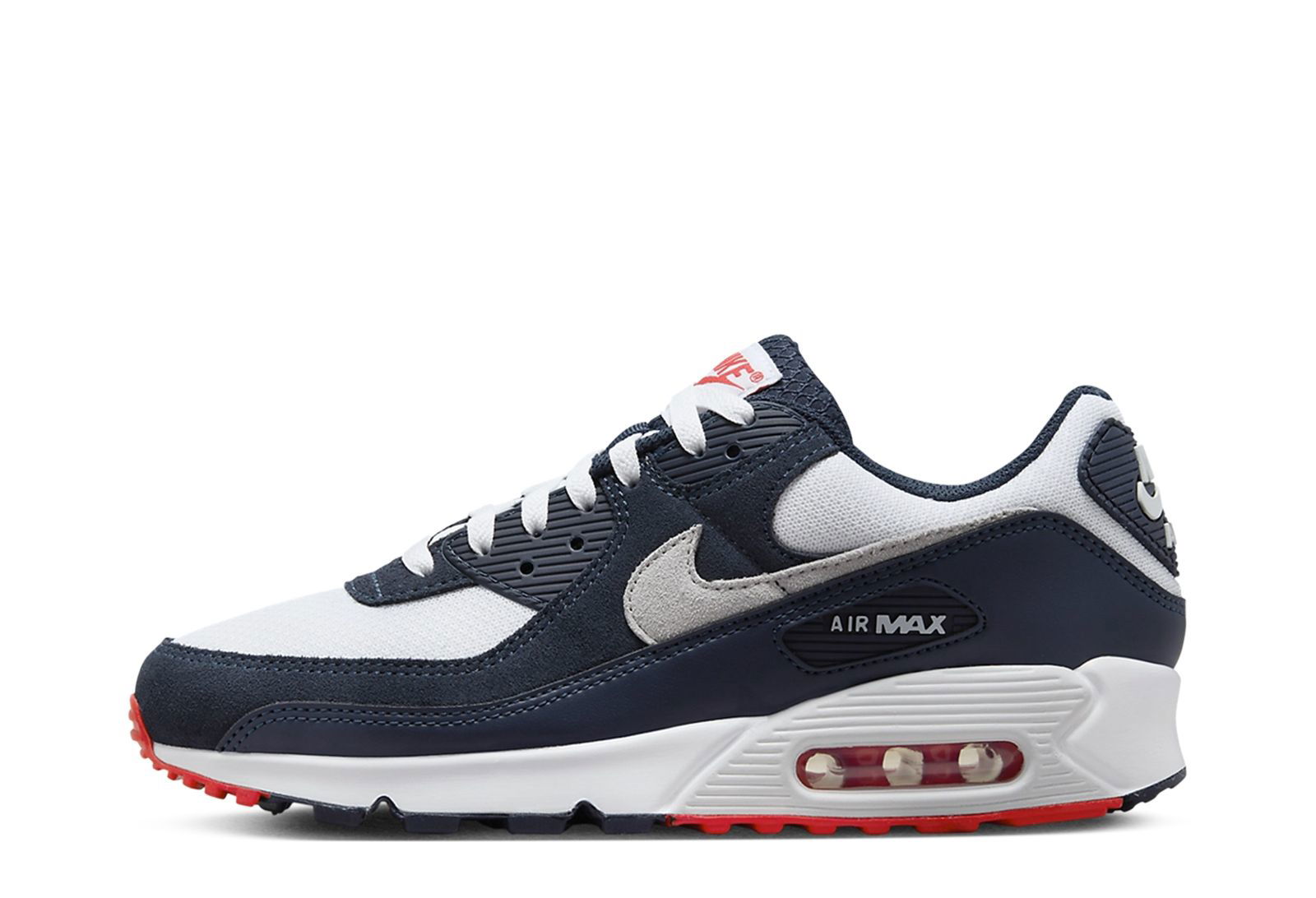 Air Max 90 "Navy Crimson"