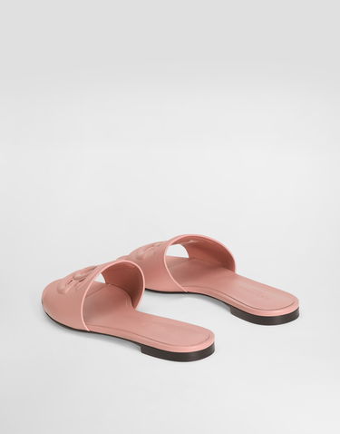 Doplnky Dolce & Gabbana Dolce & Gabbana Calfskin DG Logo Sliders Ružová | CQ0436AY32980405, 2