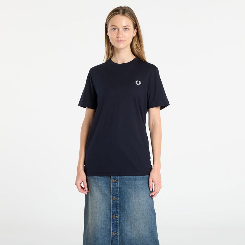 Tričko Fred Perry Fred Perry Crew Neck T-Shirt Navy | M1600V 608