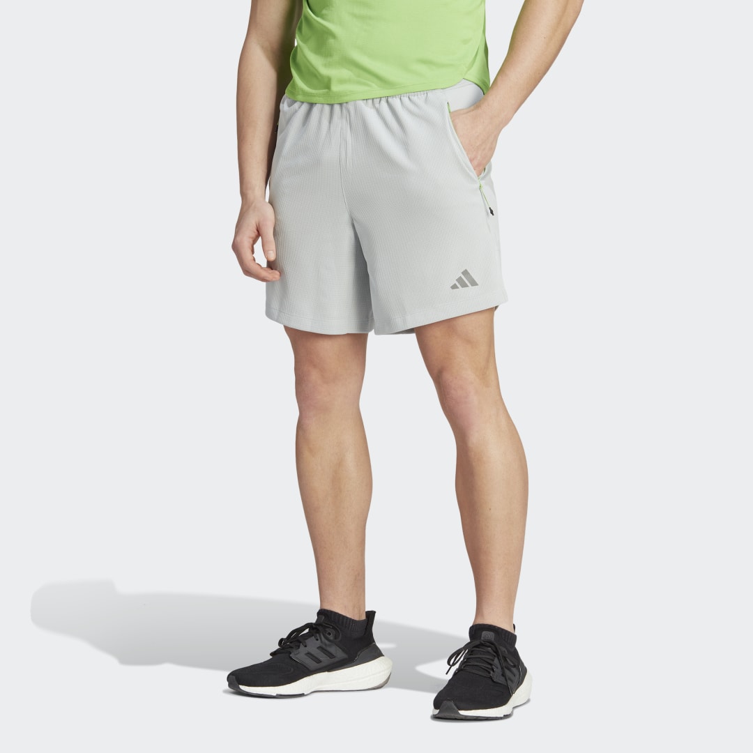 Šortky adidas Performance HIIT Training Shorts Šedá | IM1107, 1
