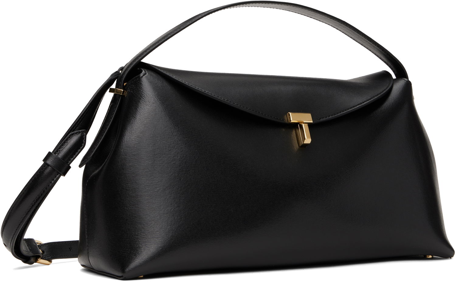 Kabelka TOTEME TOTEME T-Lock Top Handle Bag Čierna | 234-WLGBG417-LE0025, 1