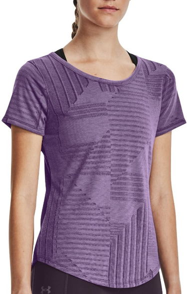 Tričko Under Armour Streaker Deco Diamond Tee Fialová | 1376814-571, 0