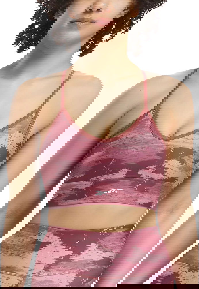 Podprsenka Reebok Reebok Train Camo Bra Ružová | 100035798, 0