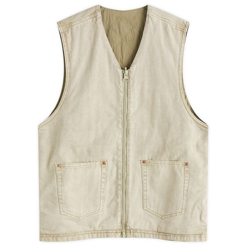 Vesta Ksubi Vest Khaki Green Béžová | MPM24VE001-GRN