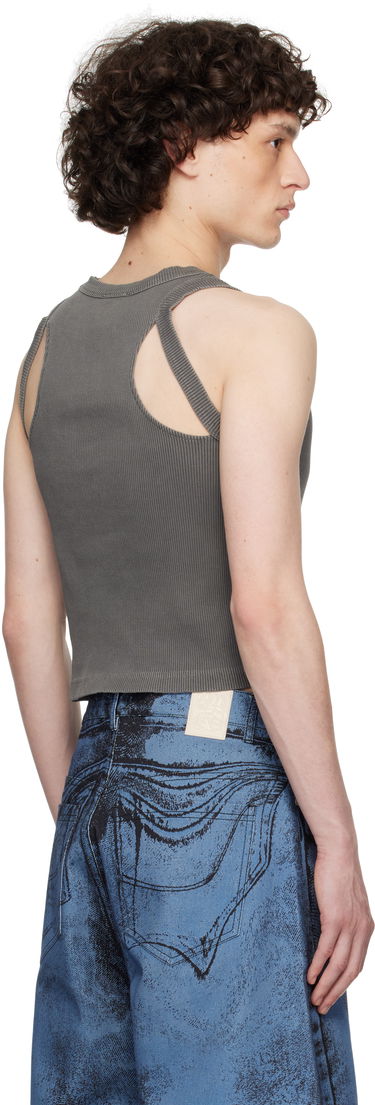 Tielko Camper Camperlab Ribbed Cutout Tank Top Šedá | AU00030-001, 2