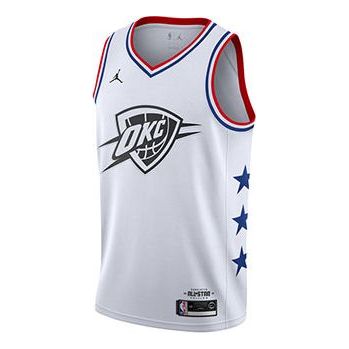 Dres Nike NBA All-Star Thunder Westbrook Jersey Biela | AQ7297-110, 0