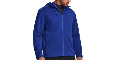 Mikina Under Armour Essential Swacket Full-Zip Hoodie Modrá | 1378824-400, 1