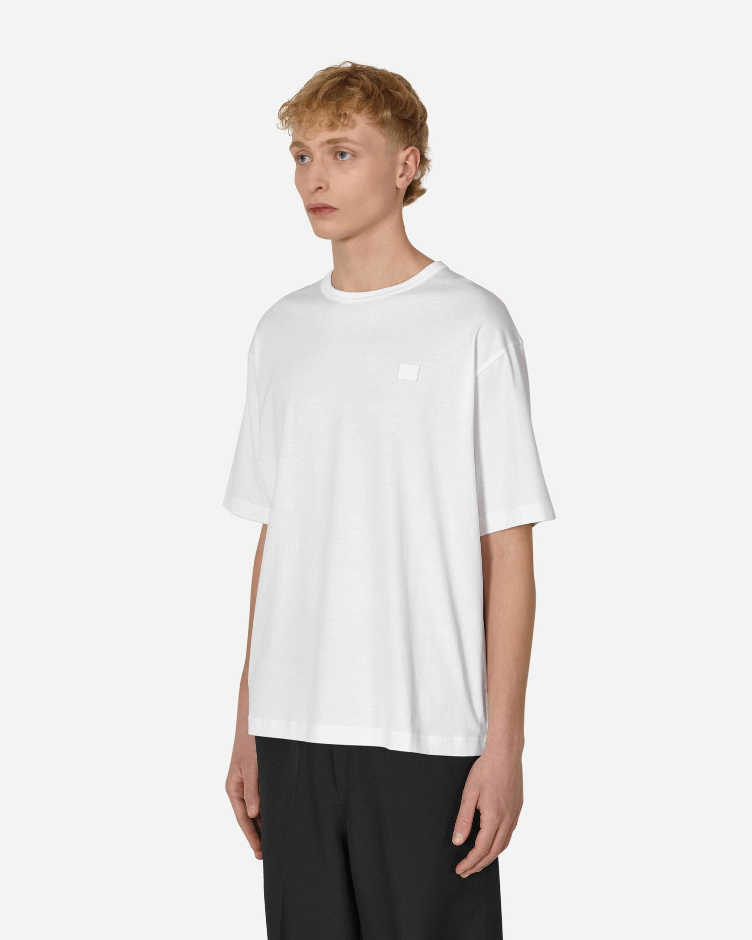 Tričko Acne Studios Face Logo T-Shirt Biela | CL0206- 183, 1