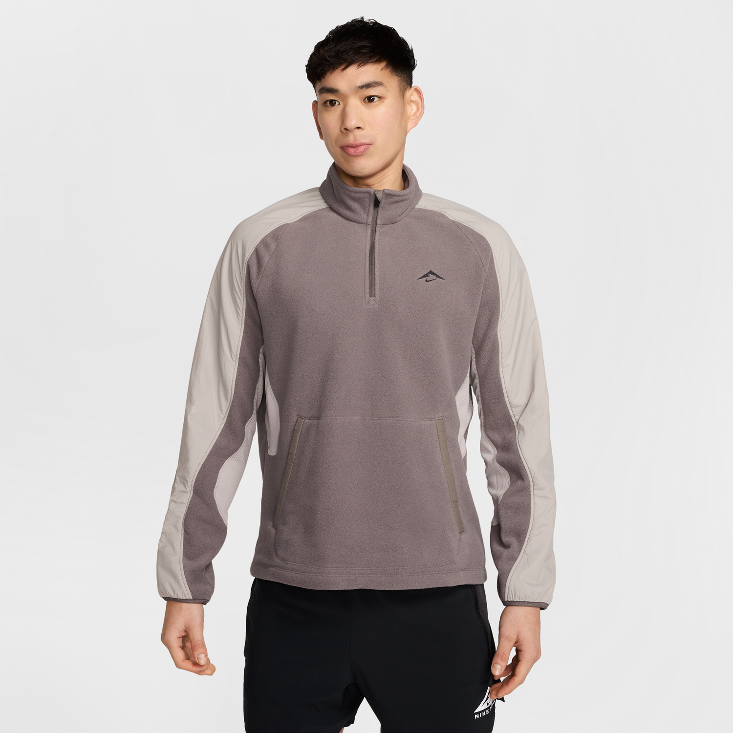 Sveter Nike Nike Trail Polartec® Fleece Running 1/4 Zip Top Hnedá | FV9962-289, 1