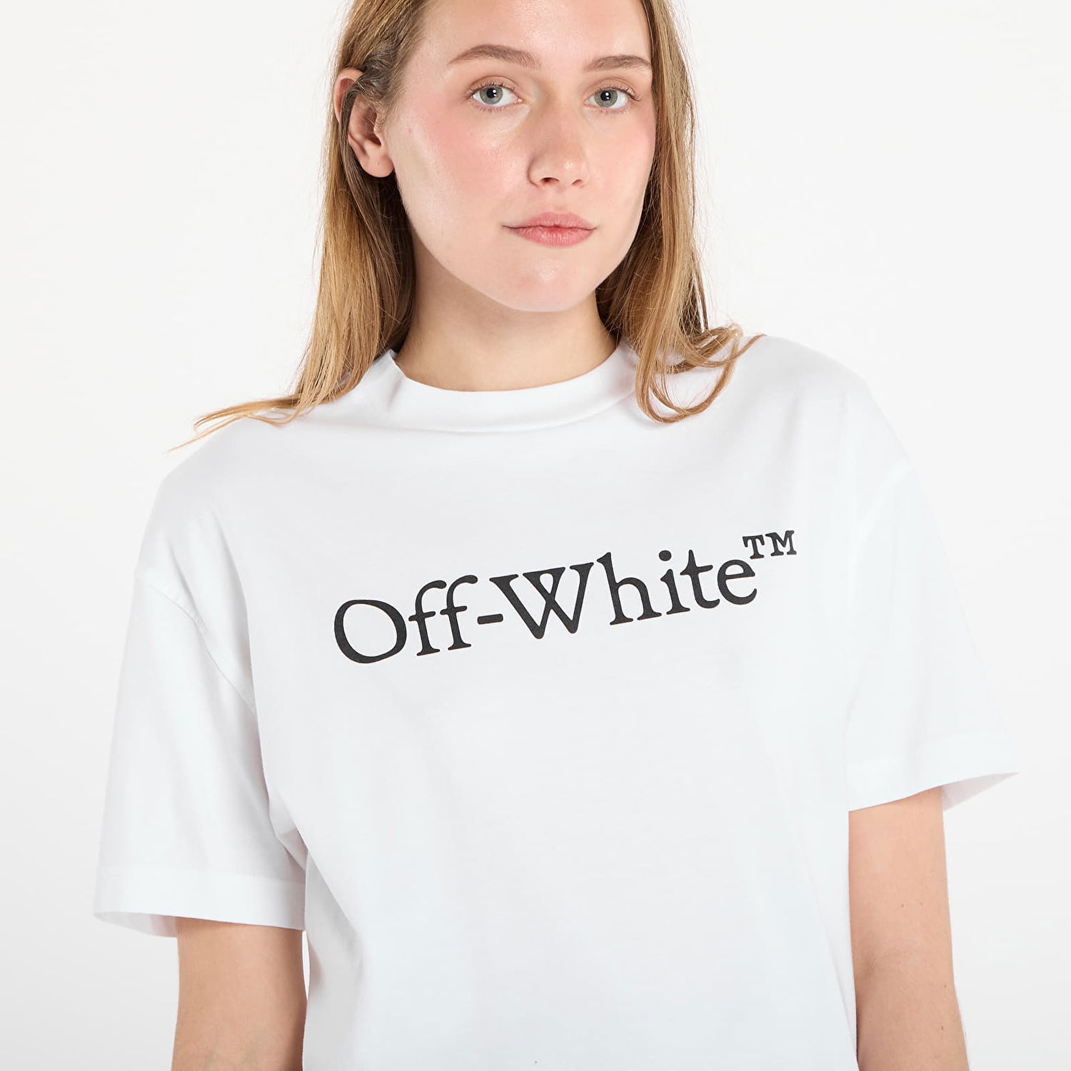 Tričko Off-White White Big Bookish Skate T-Shirt Biela | OWAA089C99JER0030110, 1