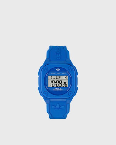 Hodinky adidas Originals Shock Resistant Digital Watch with Chronograph, Timer, Alarm, Resin Case and Strap Modrá | AOST25030, 1