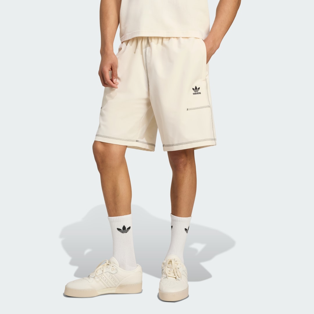 Šortky adidas Performance Trefoil Essentials Shorts Béžová | KA8541, 0