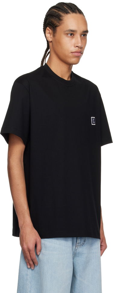 Tričko WOOYOUNGMI WOOYOUNGMI Cotton T-Shirt with Back Logo Biela | W251TS07, 4
