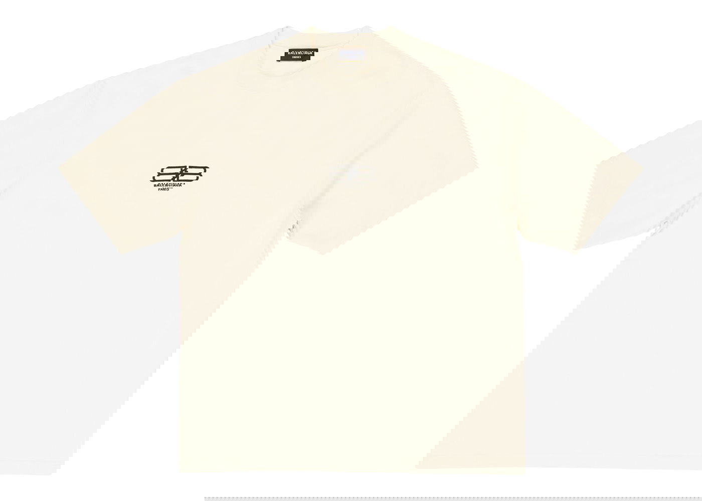 Tričko Balenciaga BB Paris Icon Medium Fit T-shirt Biela | 612966TMVG79069, 0